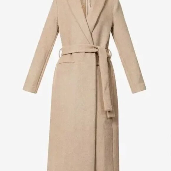 Reformation Greenwich Wool-Blend Coat – Oatmeal Beige – Size Small – NWOT - Picture 2 of 2